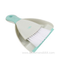 Adjustable broom and dustpan set with short handle